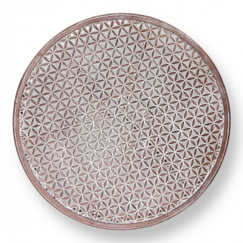 Gartentisch Bilbao Ø 70 cm – Landhaus Metalltisch für Balkon & Garten